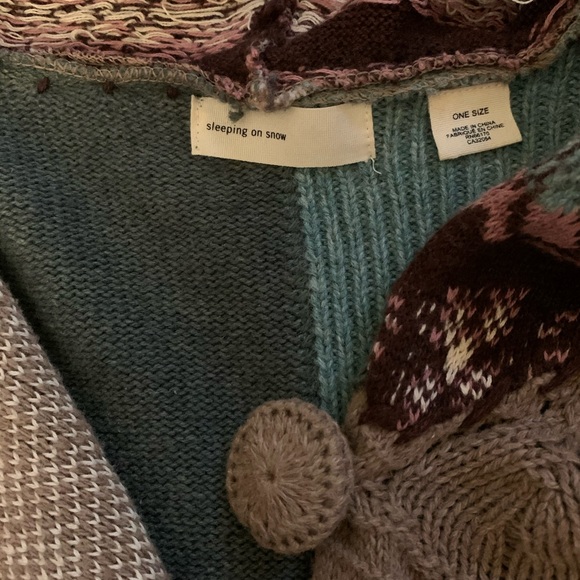 Anthropologie Sleeping On Snow Poncho OS S… - Picture 4 of 8